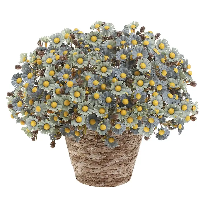 Bouquet de fausses fleurs de marguerite artificielles 33cm