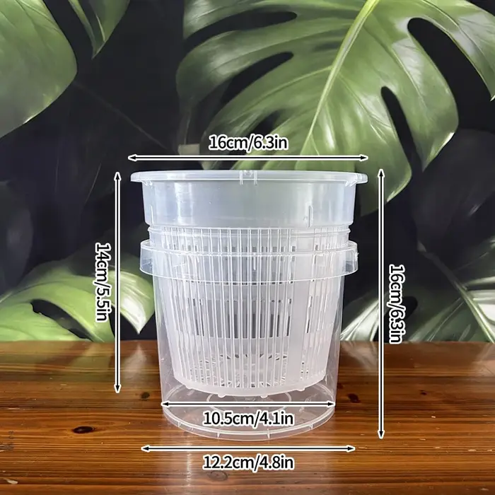 Pot de fleurs auto-arrosant à double couche pour plantes