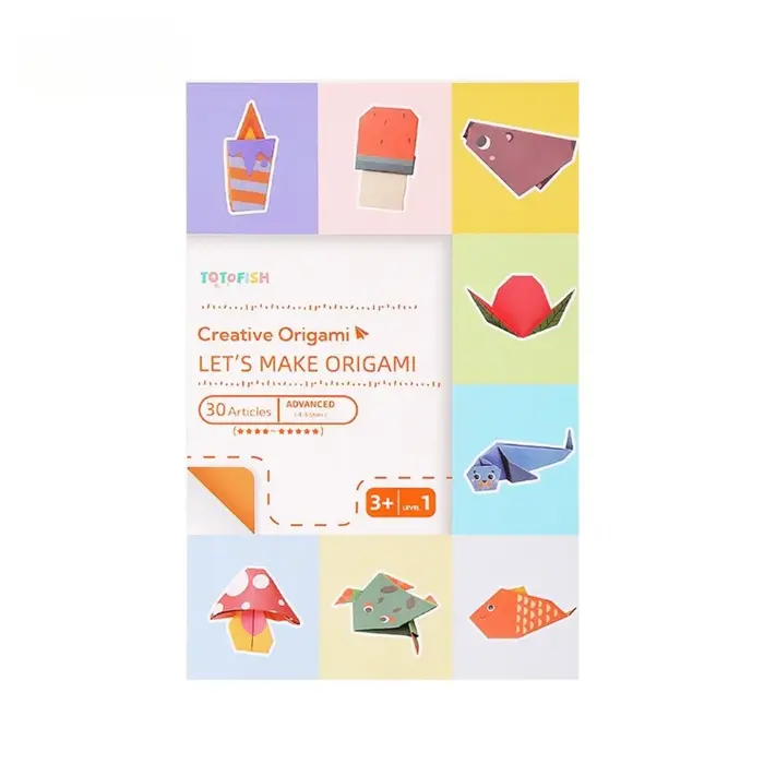 Nouveau kit d'origami, 30 feuilles de papier d'origami