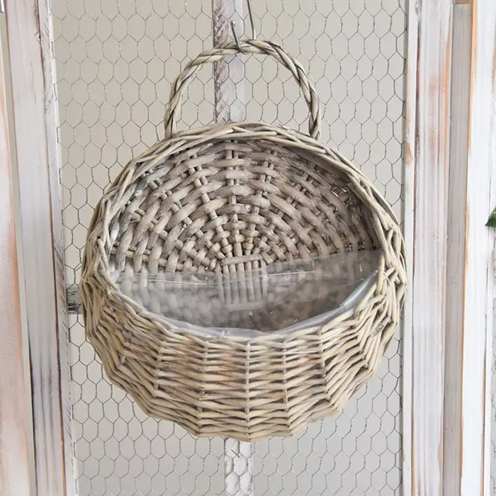 Mir de Fleurs Tissé à la Main en Rotin