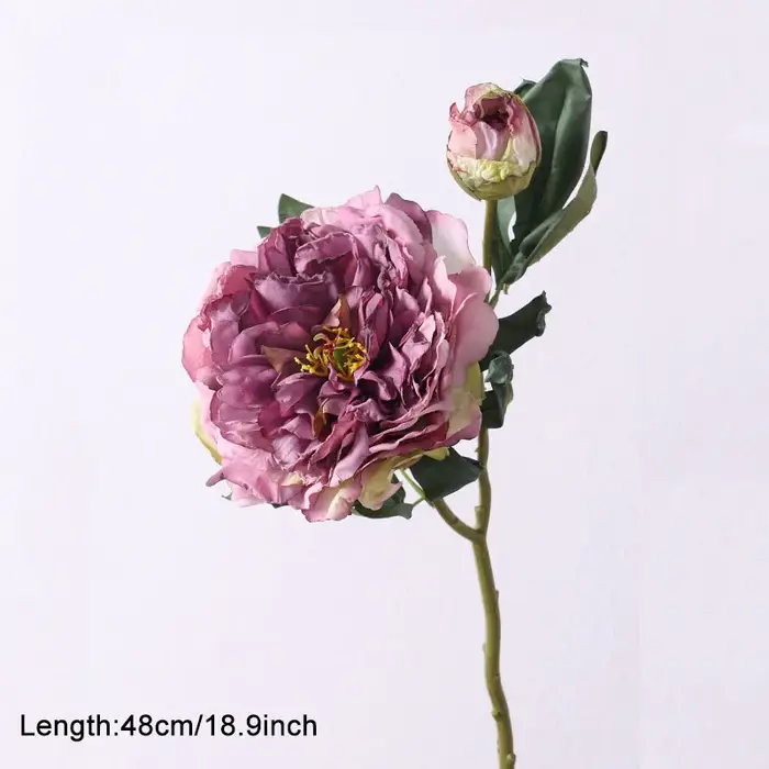 Fleurs artificielles pivoine Rose fleurs en soie pour mariage bureau salle fête maison Bouquet faux arrangements de fleurs Table décor à la maison
