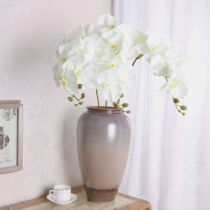 Fleur d'orchidée artificielle 45cm/17 pouces