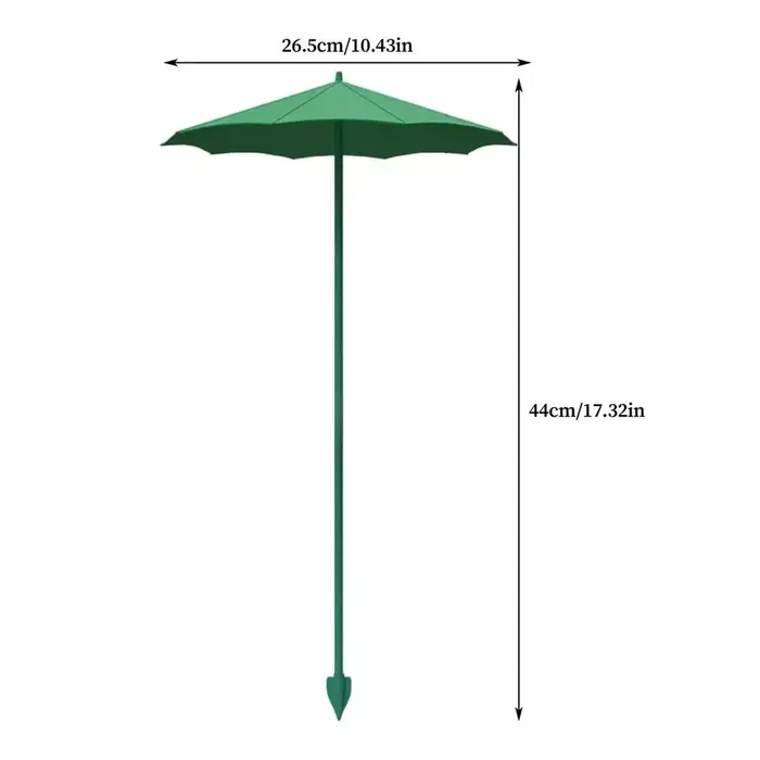 Parasol pour plantes, 3 pièces, résistant aux intempéries, protection solaire pour plantes d'extérie
