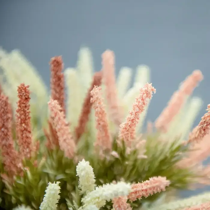 Fleur artificielle de Malt 36cm, plante verte pour décoration de mariage