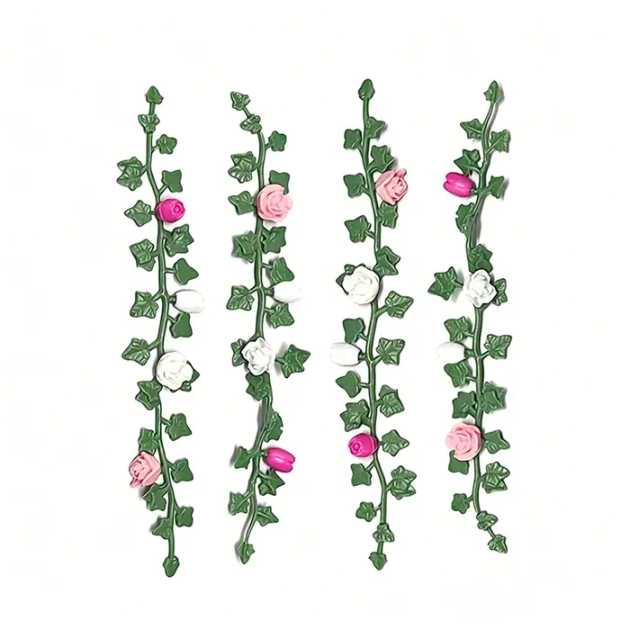 Mini-vigne de fleurs artificielles 1:12 pour maison de poupée