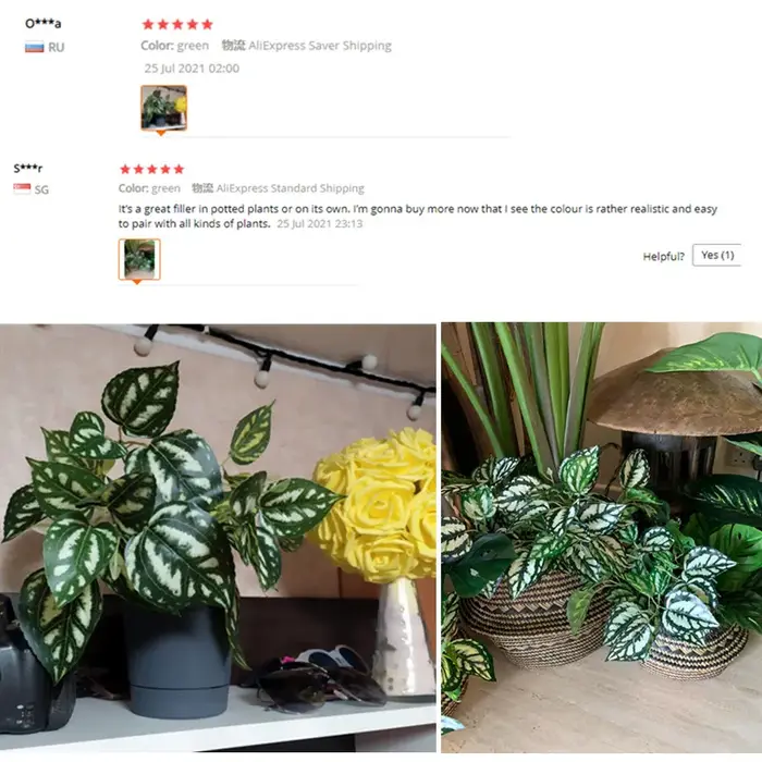 Fleurs Artificielles en Pot