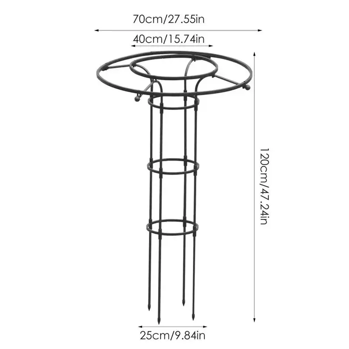 1 pièce Treillis de jardin en forme de parapluie pour plantes grimpantes