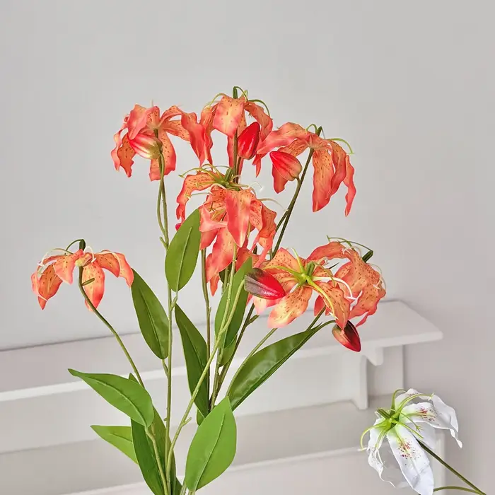 Gloriosa – fleur artificielle de flamme de lys