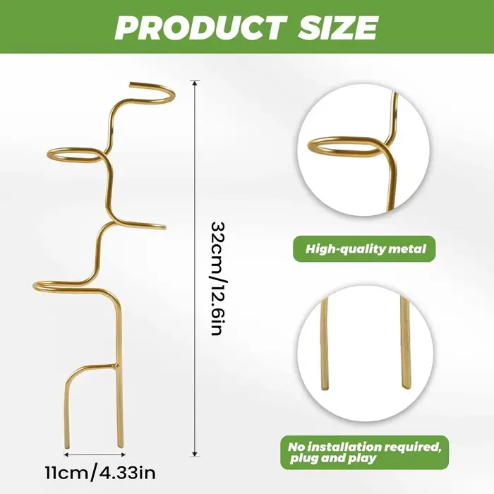 Supports pour Plantes Monstera (2 Pièces) – Supports de Trepieds pour Fleurs