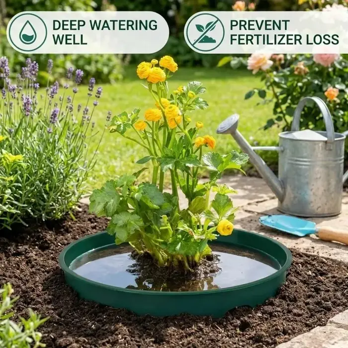 Anneaux de plantation pour arrosage profond