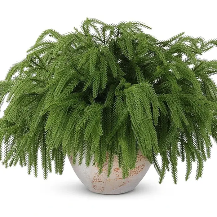 Tube unique Plantes Artificielles Aiguilles De Pin De Noël Haute Qualité Design Décor Maison Festive En Plein Air