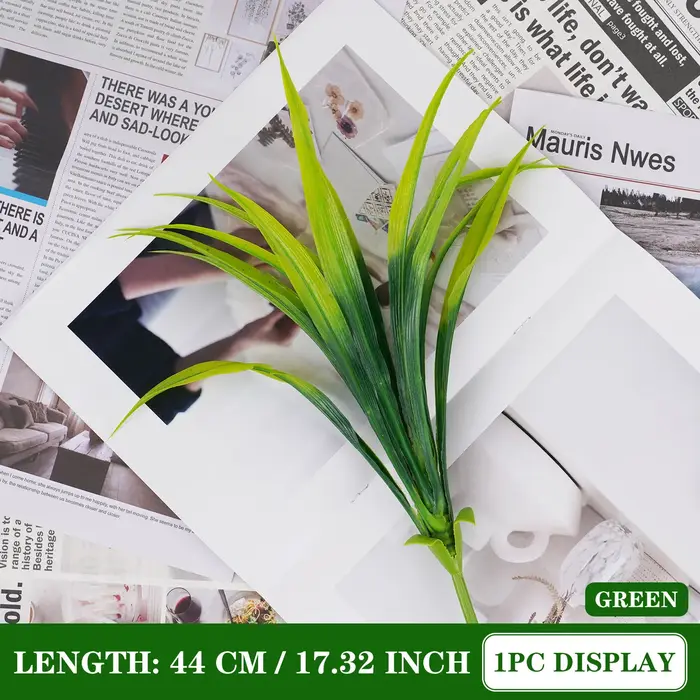 Plantes Artificielles pour Guirxiété de Noël, 14 Feuilles, Décor de Jardin Extérieur, Accessoires d'