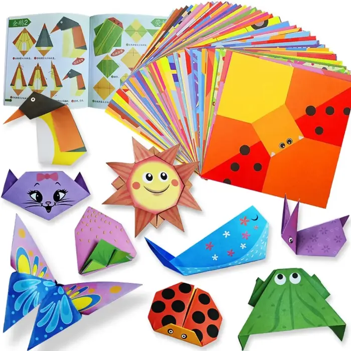 Kit d'origami 30 feuilles de papier à origami