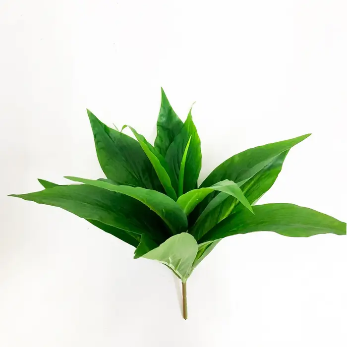 5 fourchettes 29cm fausses plantes feuilles d'arbre artificiel Tropical petite végétation plante déc