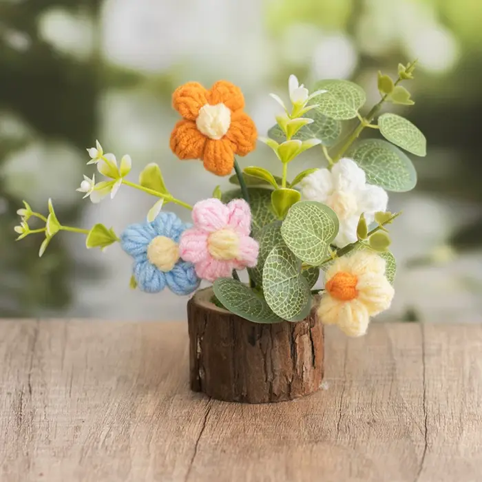 Nouvelles fleurs au Crochet