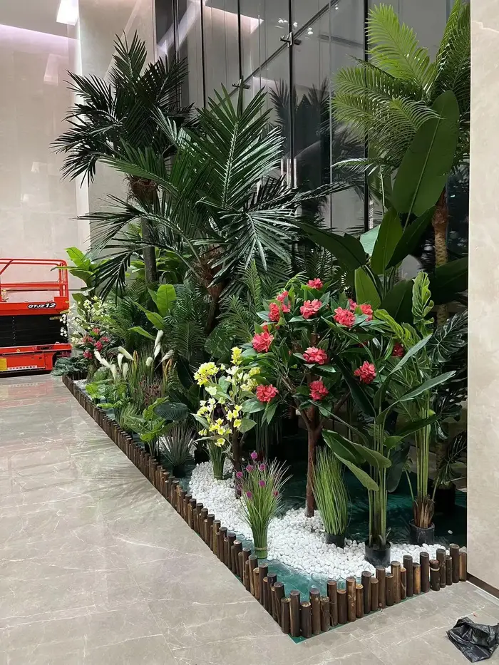Simulation de plante verte