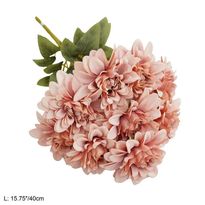 Fleur artificielle XUELY X8413 Dahlia pour arrangement floral, toile de fond de mariage, décoration 