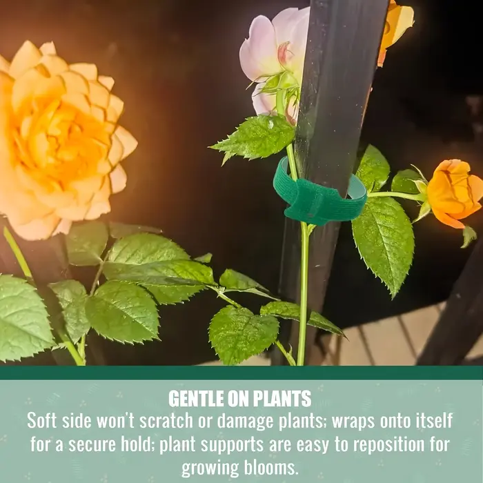 Attaches réutilisables pour plantes en Nylon antidérapantes