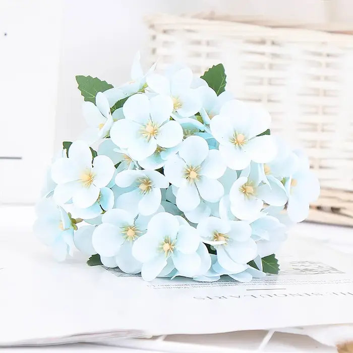 5 fourchettes FFlowers simulé crabapple fleurs fausse fleur décor de mariage
