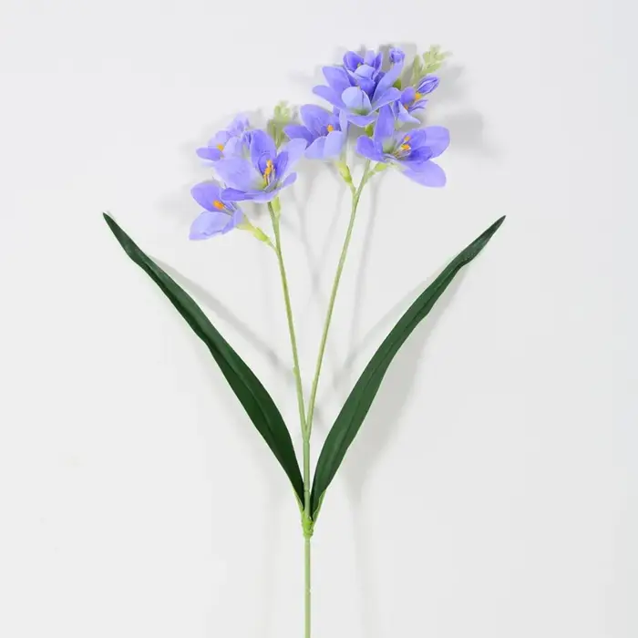 Fleur d'orchidée artificielle 3D texturée, effet hydratant, matière soyeuse durable, décoration réal