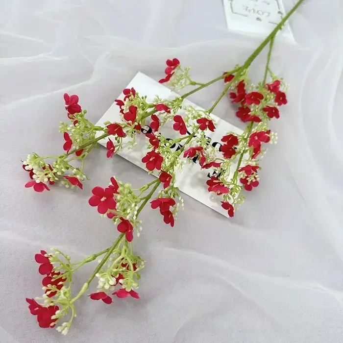 Fausses fleurs artificielles pour décoration de mariage