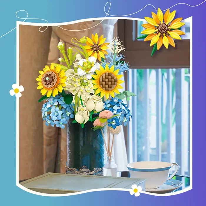 KNEW BUILT – Mini Bouquet de fleurs