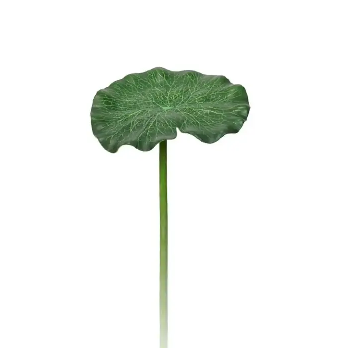 Fleur artificielle paysagère artistique à longue tige, décoration DIY, fleur de lotus simulée, plant