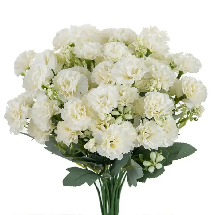 Guirlande d'oeillets de fleurs artificielles