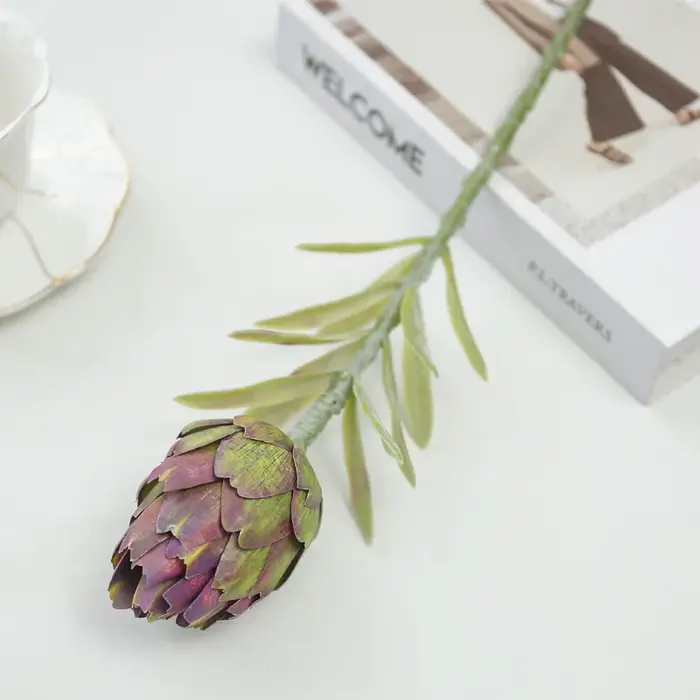 Artichauts Artificiels Fruits et Plantes Vertes