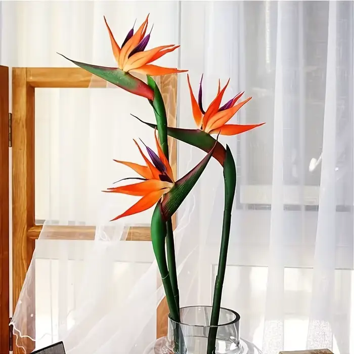 Fleurs artificielles d'oiseau du paradis