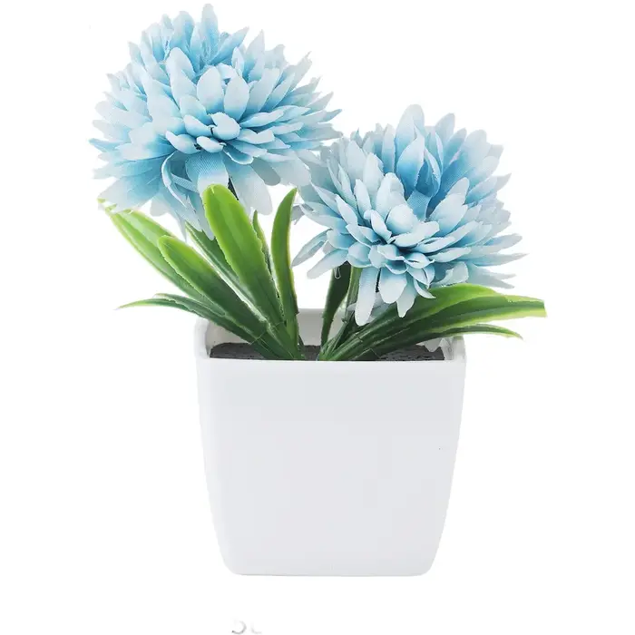 Pot de fleurs artificielles en plastique