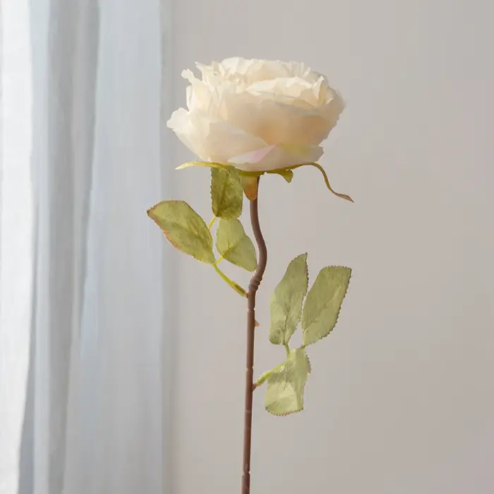 Artificialflower Caramel Rose Haute Qualité Jardin Cour De Mariage Mariée Bouquet Couronne Maison Ta