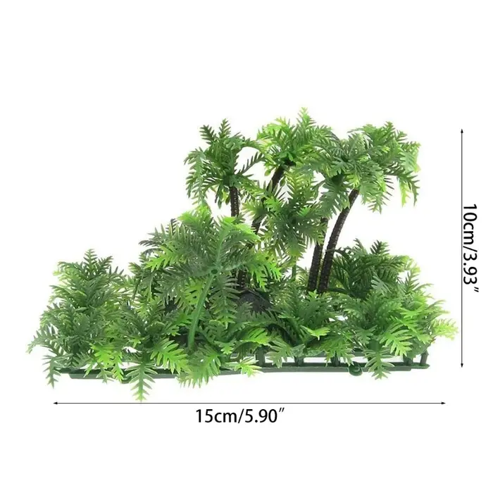 Plantes d'aquarium en plastique