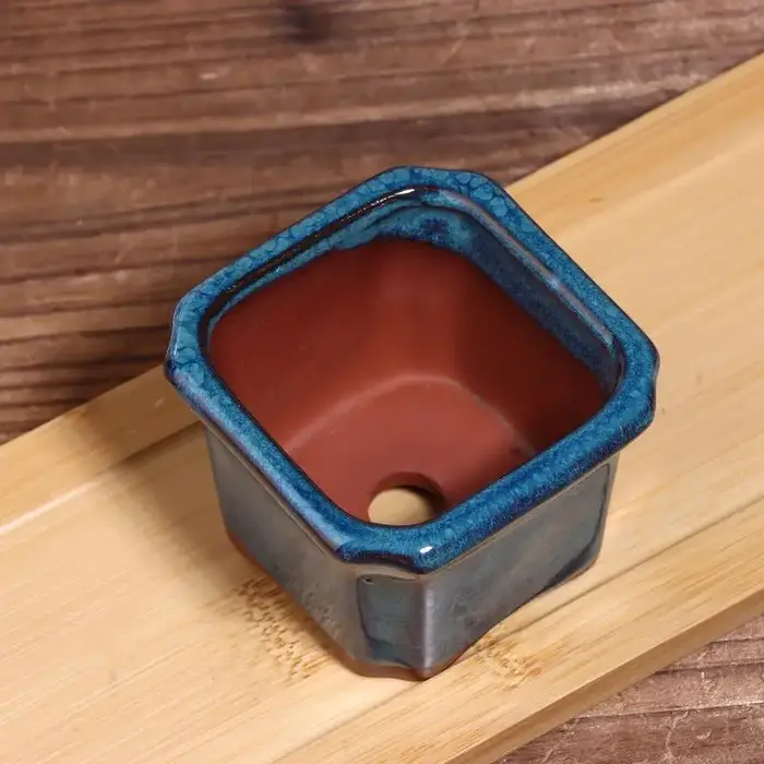 Mini pots de plantes en céramique, jardinières pour plantes succulentes, design artistique de style chinois, décoration pour bureaux, chambres, balcons, cadeau