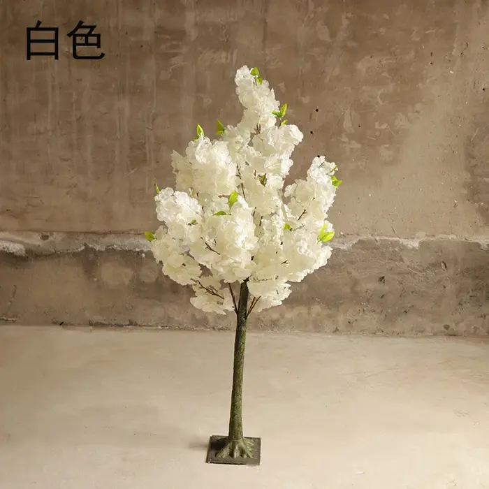 Arbre de cerisier artificiel, plante de simulation, faux arbre fleuri, décoration pour salon, hôtel,
