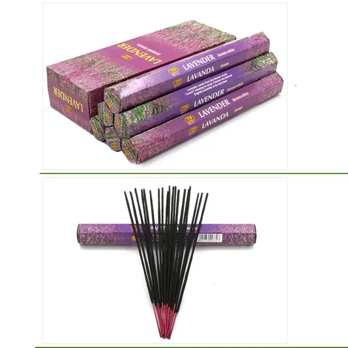 Y 20 bâtons inde lavande encens sandale méditation jasmin maison parfum chambre toilette bois d'agar ligne tibétaine aromathérapie