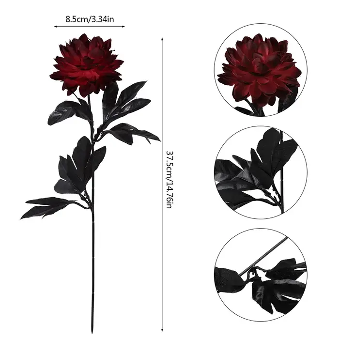 Bouquet de fleurs artificielles Dahlia