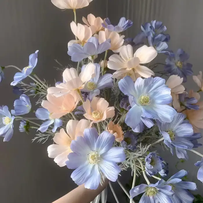 Camomiles fleur artificielle en soie 60cm marguerite blanche fausses fleurs chambre mariage maison décorations de Table fête bricolage Bouquet cadeaux 1 pièces