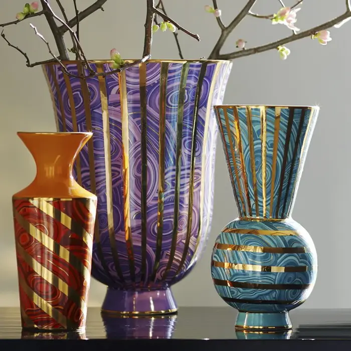Vase à fleurs en céramique de luxe américain