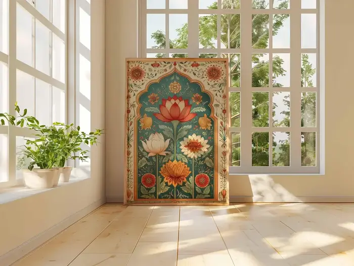 Affiche murale fleur de lotus