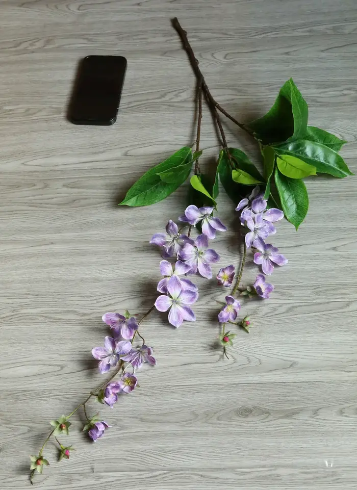 Fleurs de Jasmin Artificielles pour Décoration de Maison, Scène Florale de Mariage, Haut de Gamme, 3