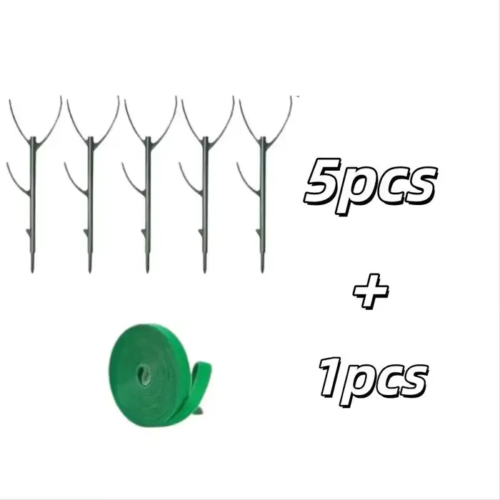 6 piquets de support pour plantes Monstera avec attaches – Conception de treillis empilable, pour pl