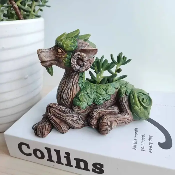 Jardinière d'arbre de dragon créative
