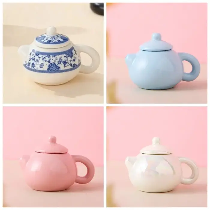Théière en porcelaine à fleurs de 40 ml