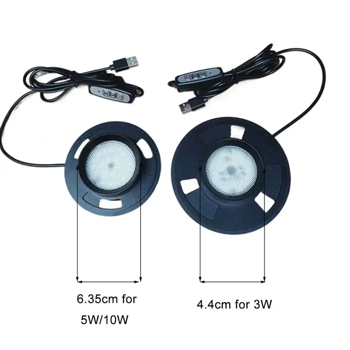 Lampe de culture de plantes Terrarium USB à intensité variable avec minuterie pour Vases, croissance des plantes d'intérieur, paysage de jardinage succulent et Miniature