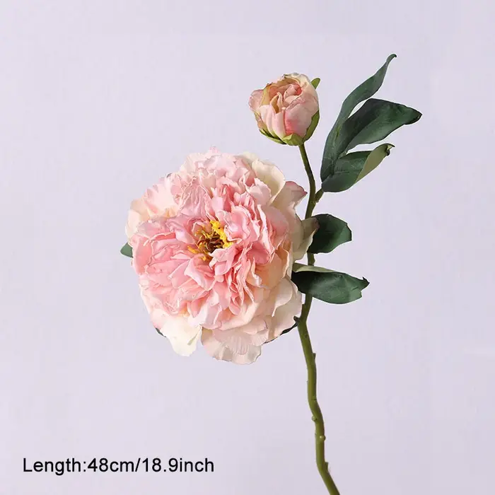 Fleurs artificielles pivoine Rose fleurs en soie pour mariage bureau salle fête maison Bouquet faux