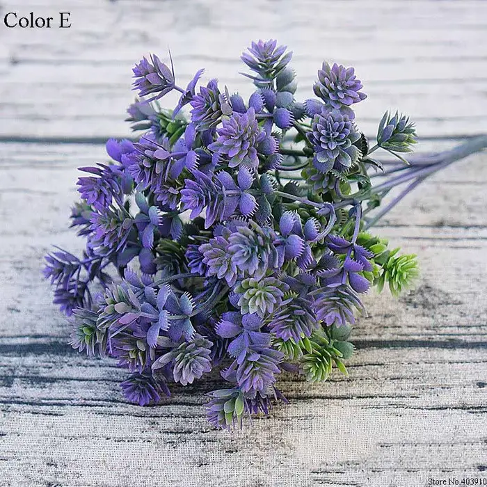 Plantes artificielles succulentes pour jardin