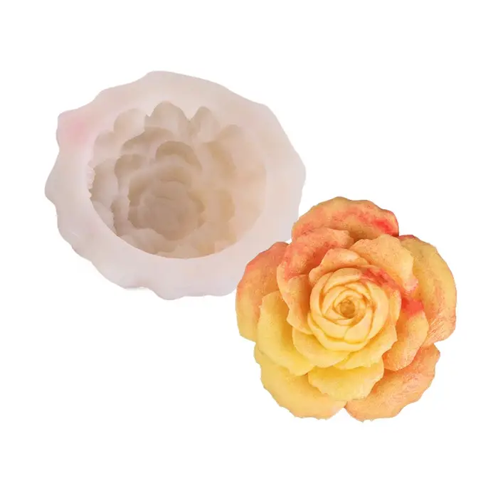 Moule 3D en Silicone pour bougie de fleur de jasmin et de gardénia