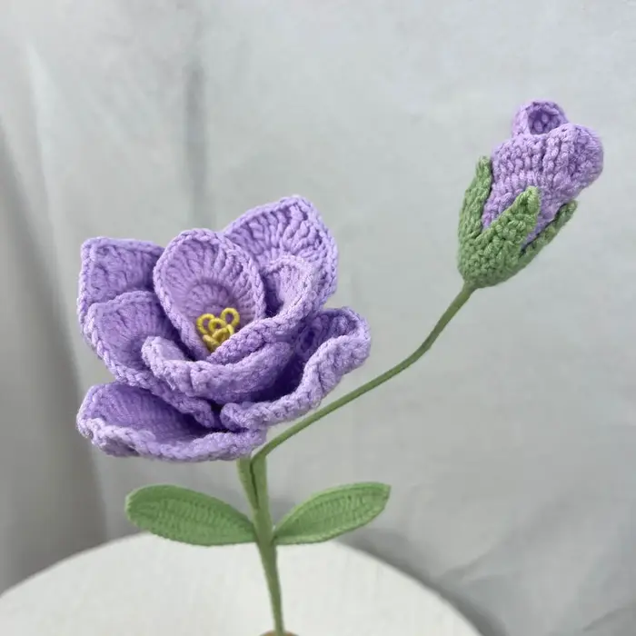 Bouquet tricoté de fil