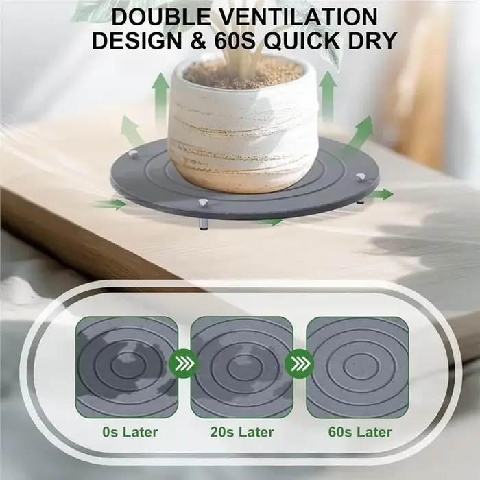 BSEVB - Plateau pour plantes d'intérieur à séchage rapide
